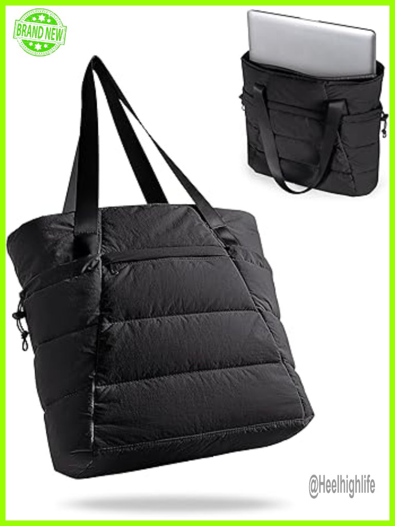 Lightweight Tote Bag With Laptop Compartment, Work & School Bag